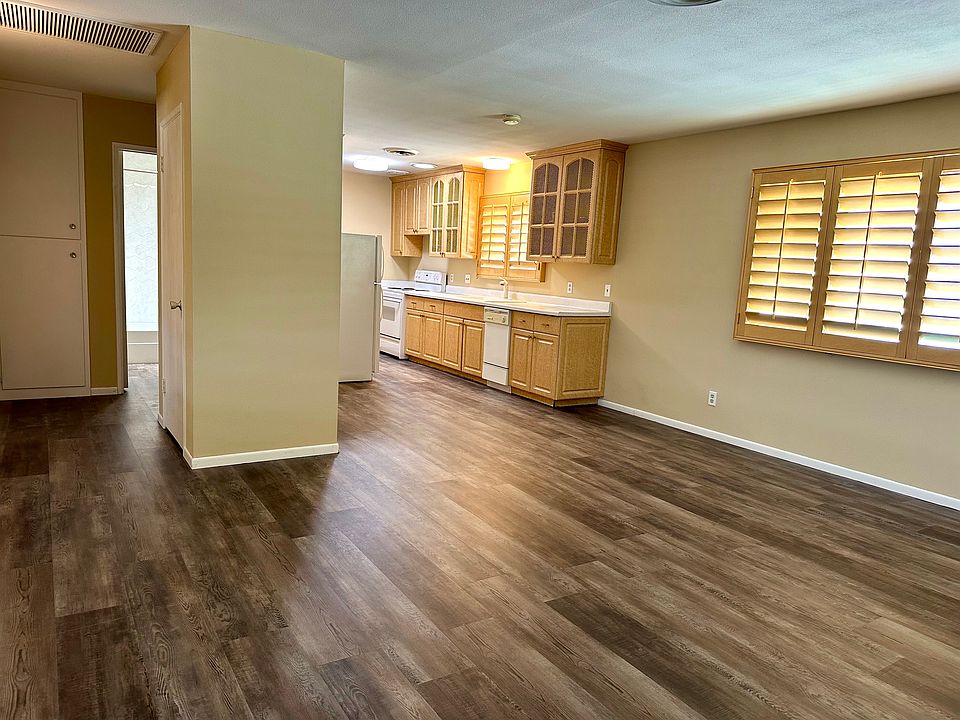 Main room view looking towards kitchen