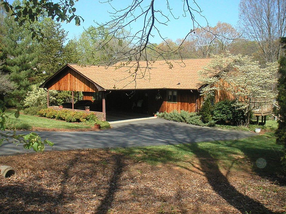 Curb side view of this wonderfully situated waterfront home.