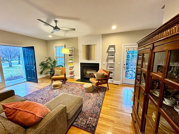 Family room entrance from front of the house and side porch.