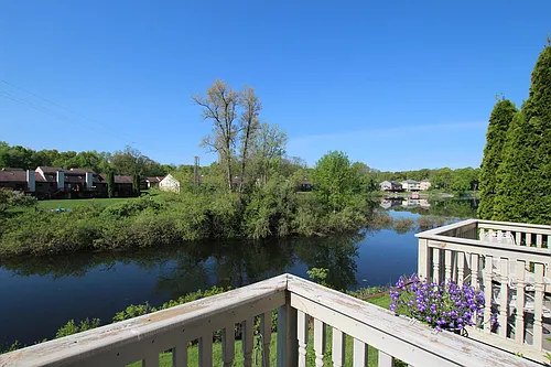 Floor plan Three Bed Lakefront Townhome with finished walkout