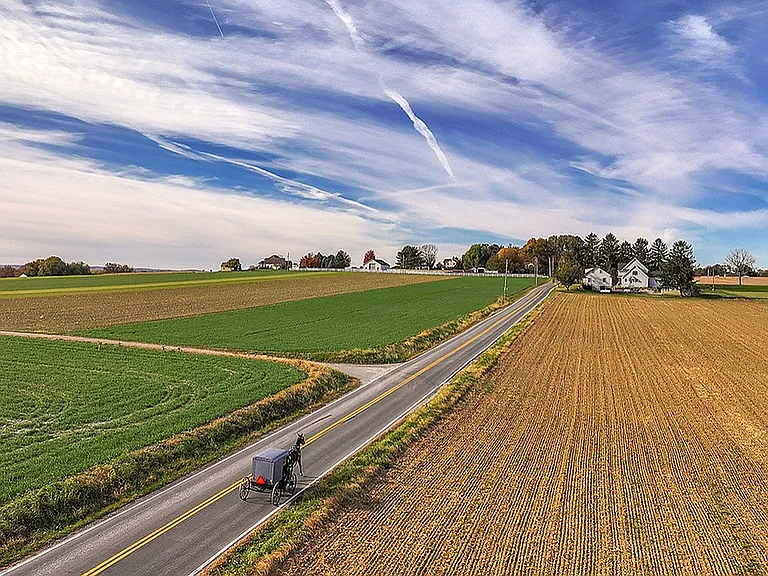 Experience the tranquility of rural living with this stunning countryside view.