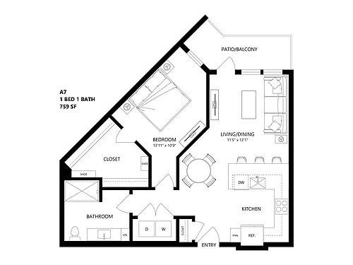 Floor plan A7