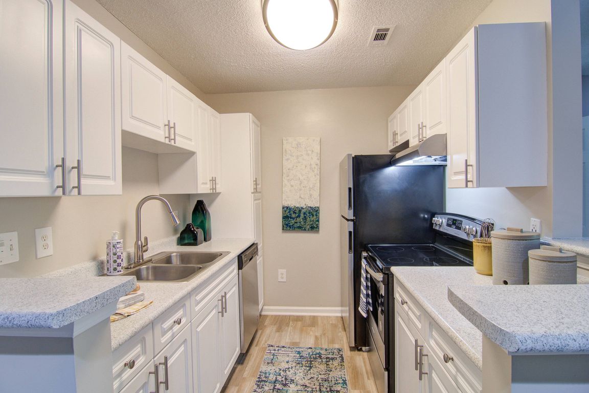 Bright and Spacious Kitchen with Stainless Steel Appliances