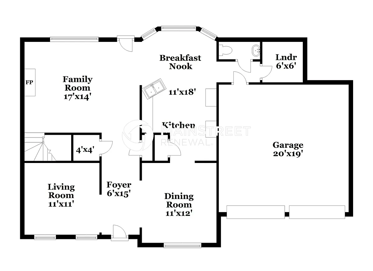 Floor Plan - 5297 Winding Glen Dr