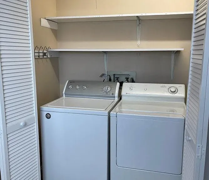 Laundry room. Washer & dryer available for additional charge.
