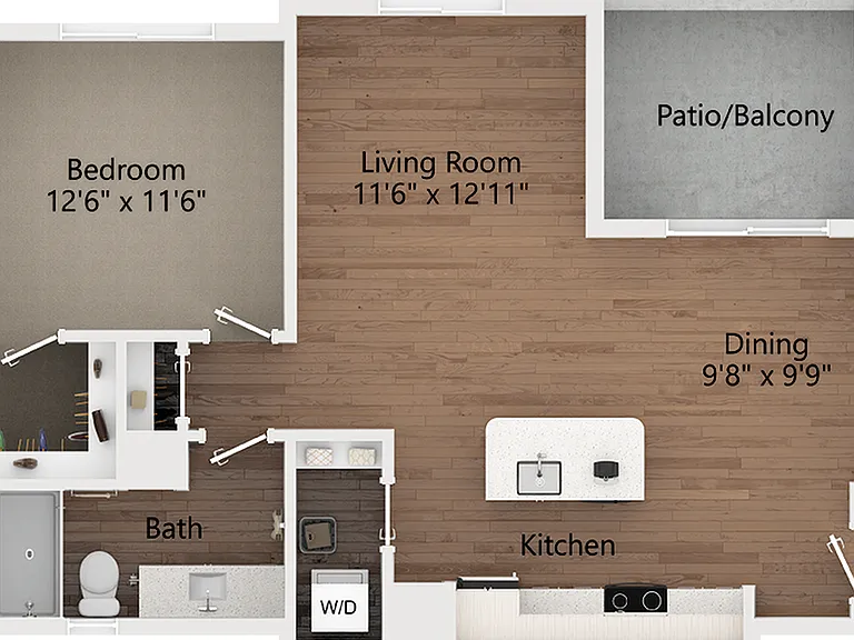 1 Bedroom | 1 Bath 1 Bedroom | 1 Bath