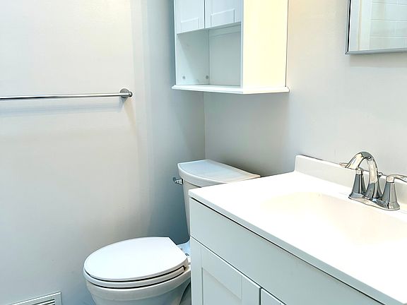 New upstairs bathroom - light and bright.
