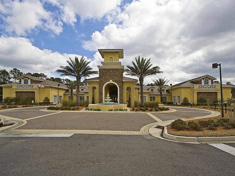 Cascades Clubhouse entry. ALL amenities included in rent for renters!