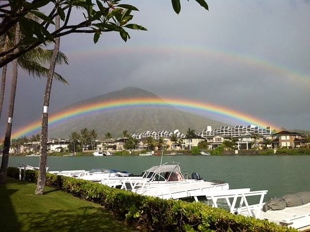 From back yard/lanai