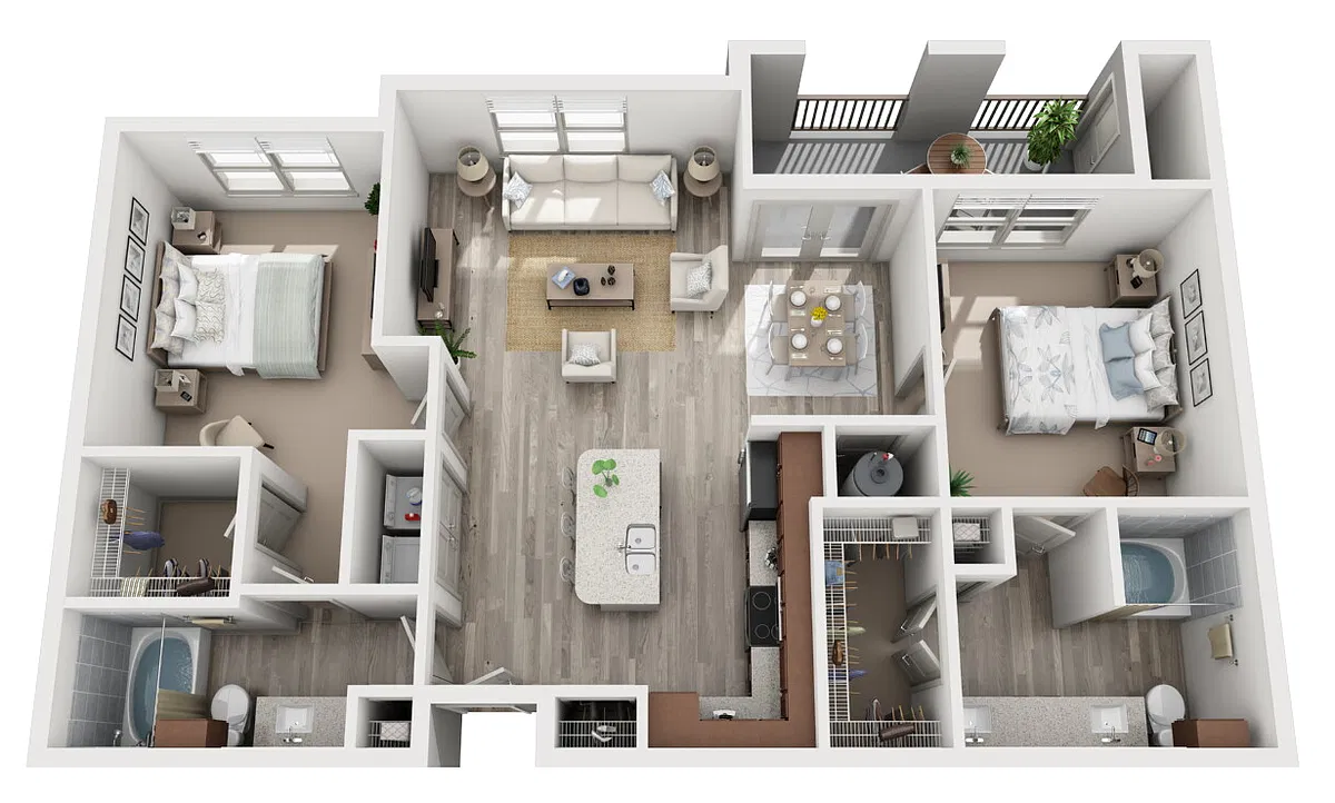 Floor plan B3