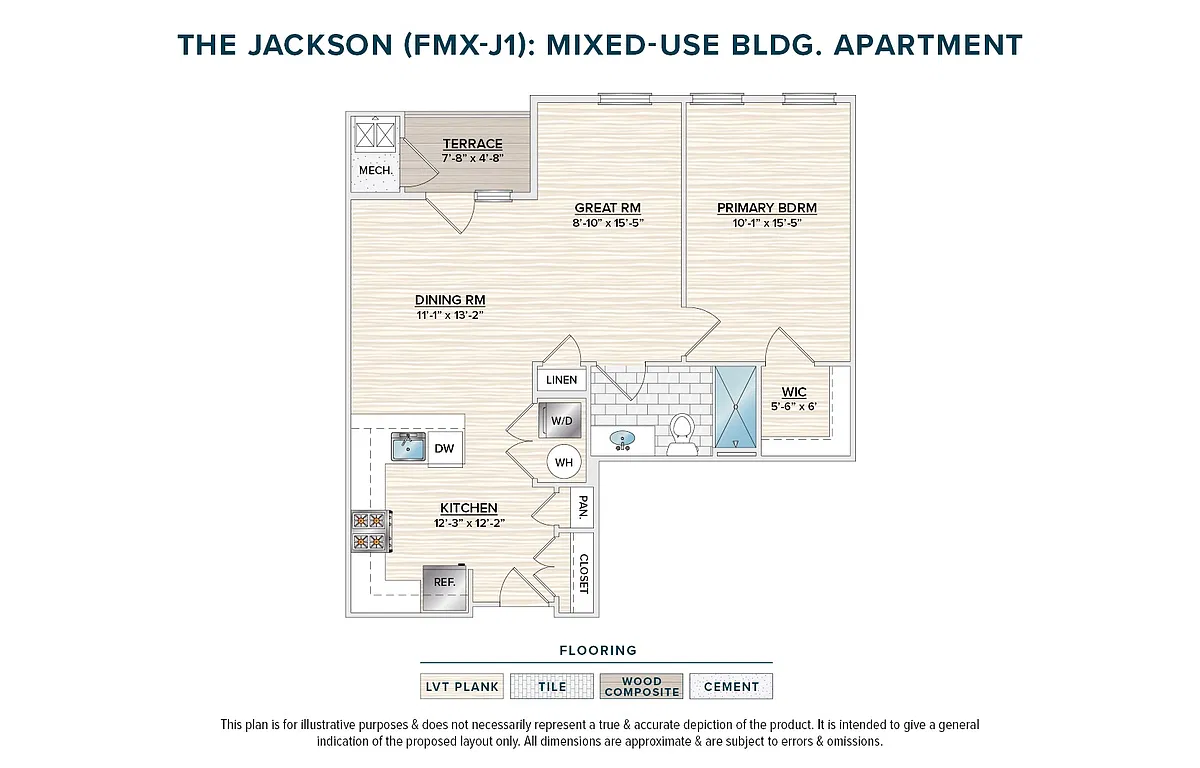 Floor plan The Jackson (FMX-J1)