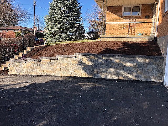 New retaining wall 2020