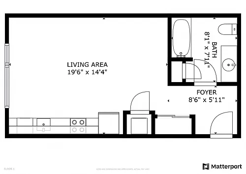 Floor plan Studio