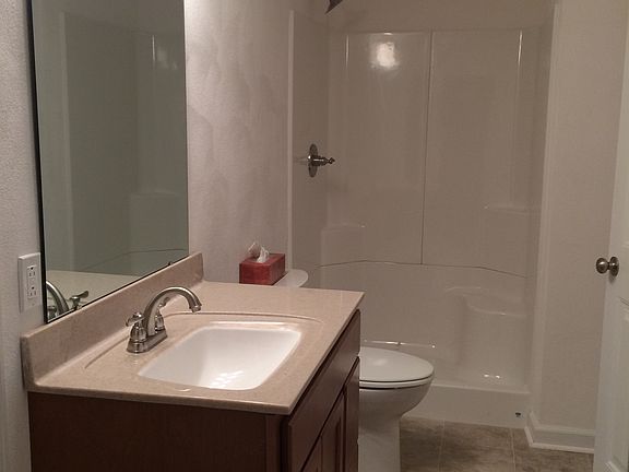 Finished basement bath