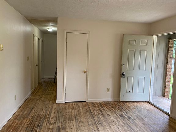 Looking down hallway from living room