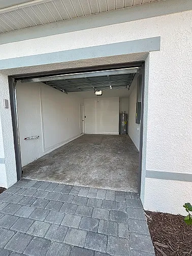 Attached garage