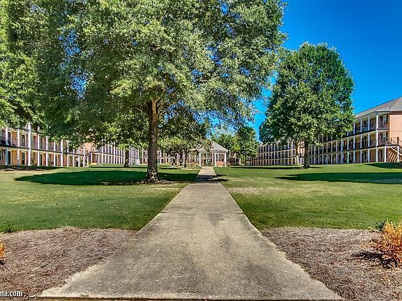 Beautifully landscaped courtyard.