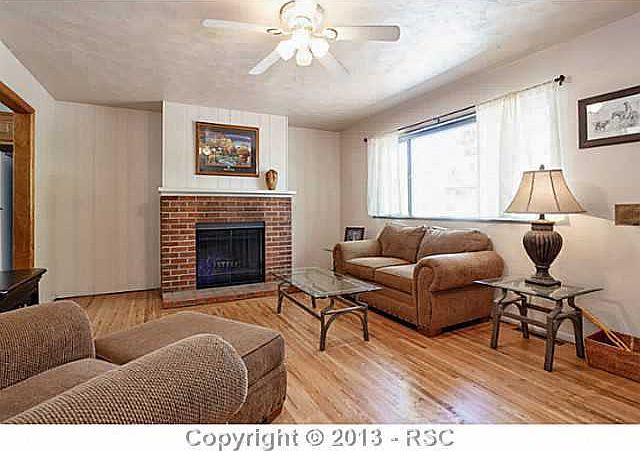 Living Room with Fireplace