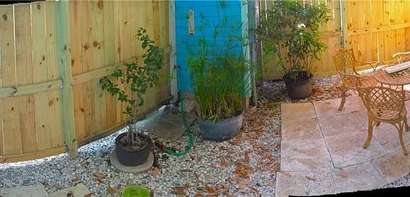 Outdoor breezeway a perfect place for privacy and reflection