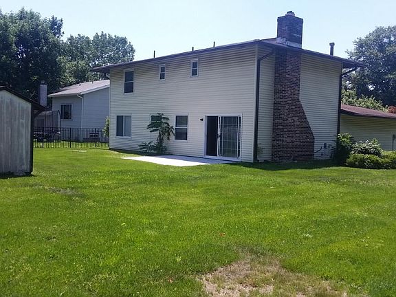 Backyard before Fence View