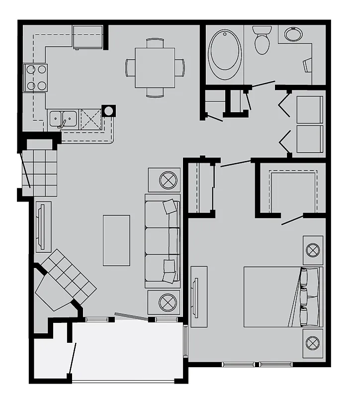 Floor plan B