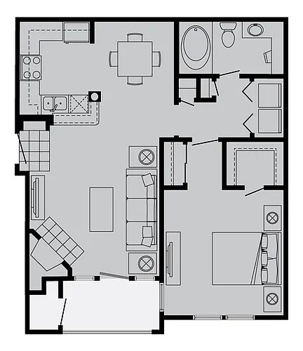 Floor plan B