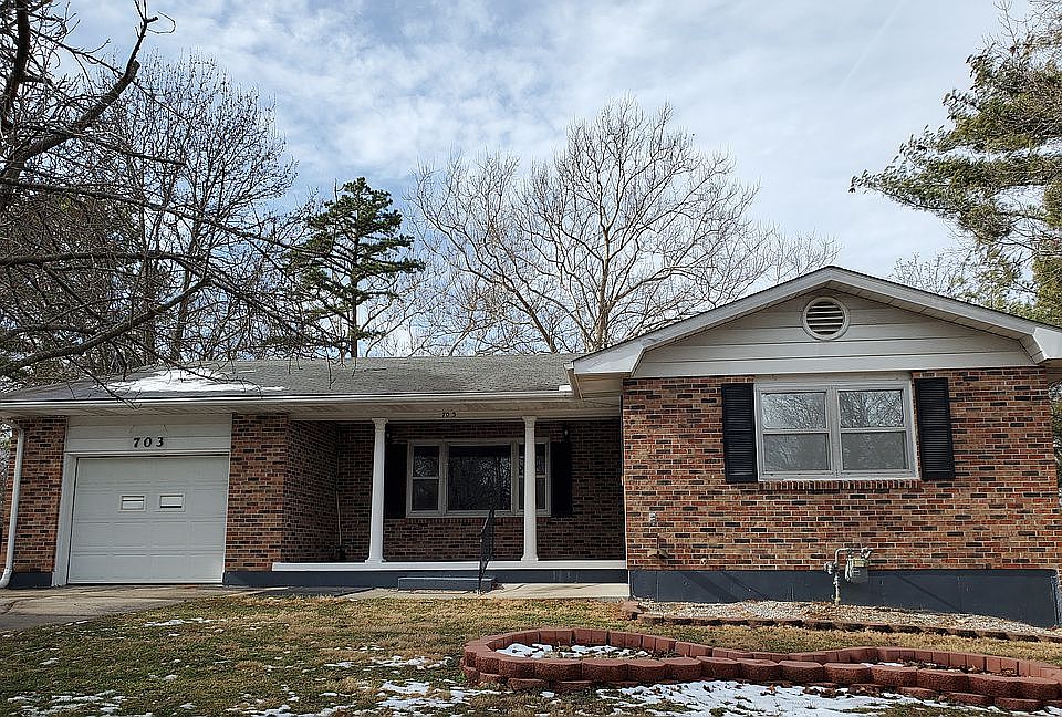 Covered, front porch