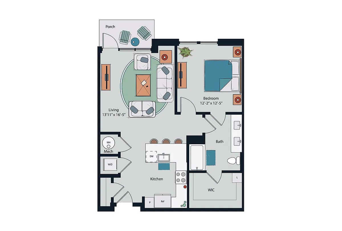 Floor plan A13