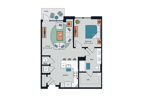 Floor plan A13