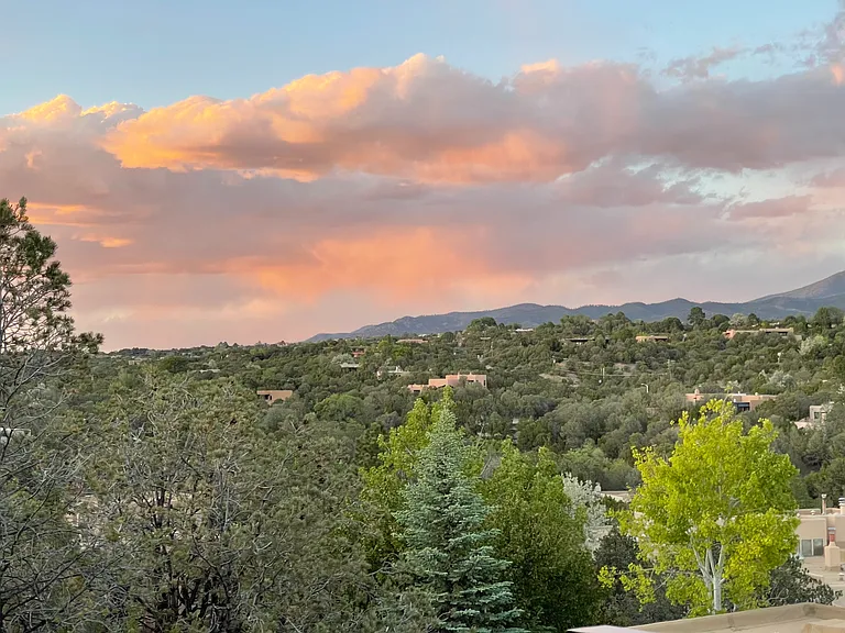 View from the side upper deck in the back yard