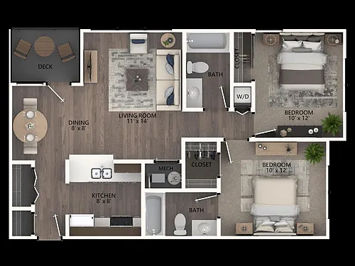 Floor plan Hickory