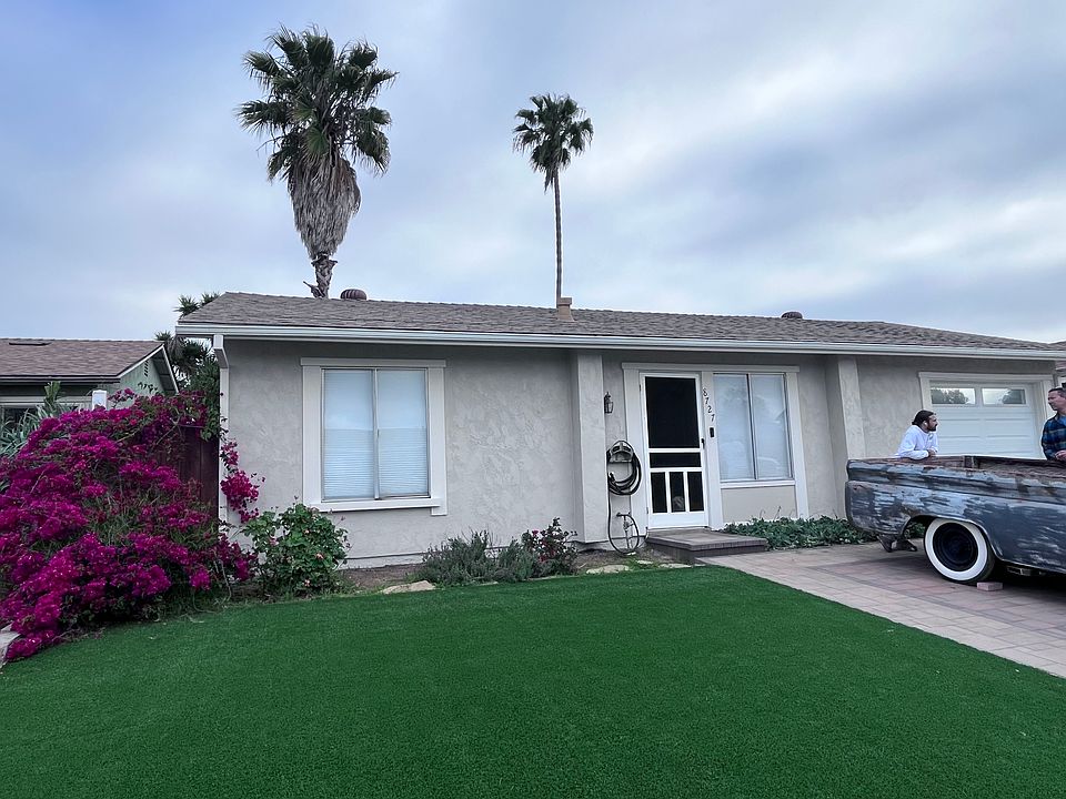 The House from the front, freshly painted!