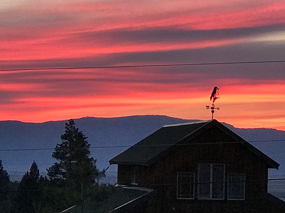 June sunset from the porch