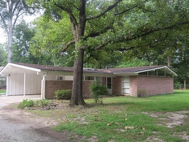 Double carport view