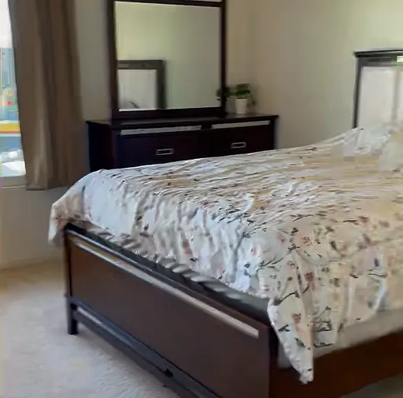 Master bedroom with new furniture.