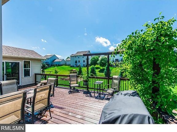 Deck with access from the four season porch.