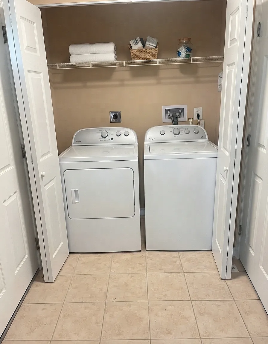first floor washer and dryer