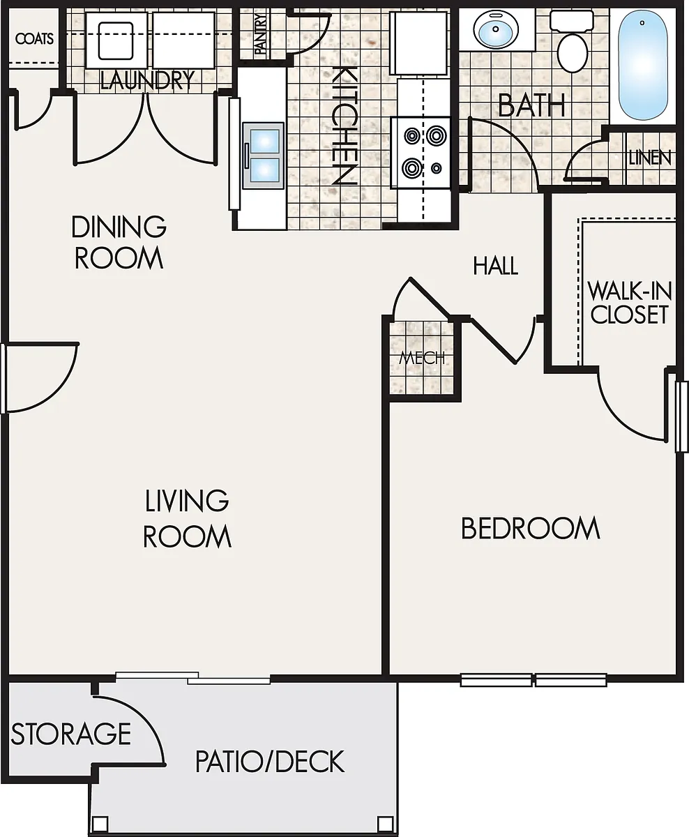 Floor plan 1A Floor Plan