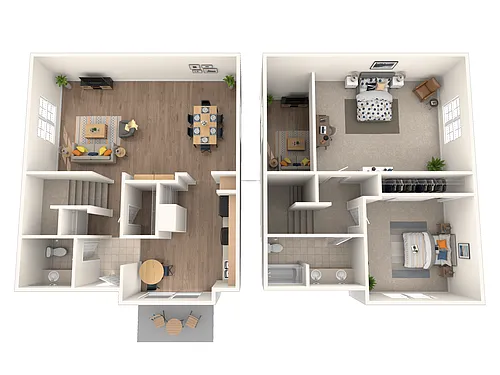 Floor plan Townhouse C