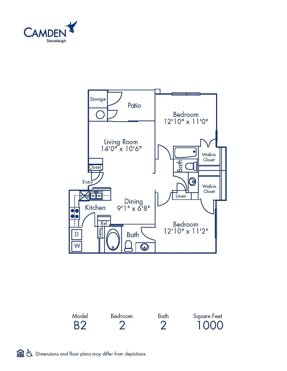 Floor plan B2