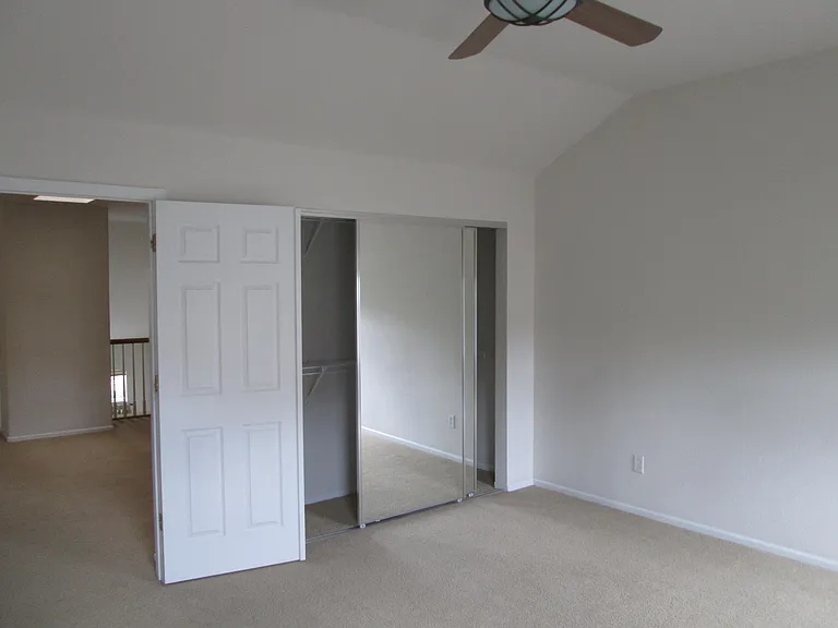 Master bed closet
