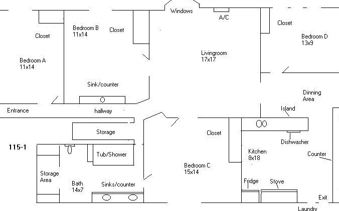 2 bed, 1500 sqft, $1,050 — Photo 3