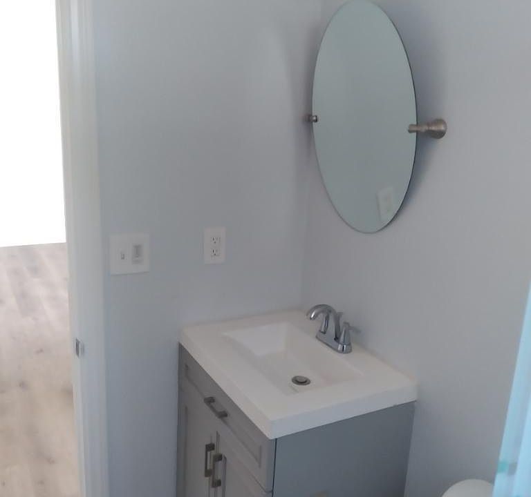 View of main bathroom