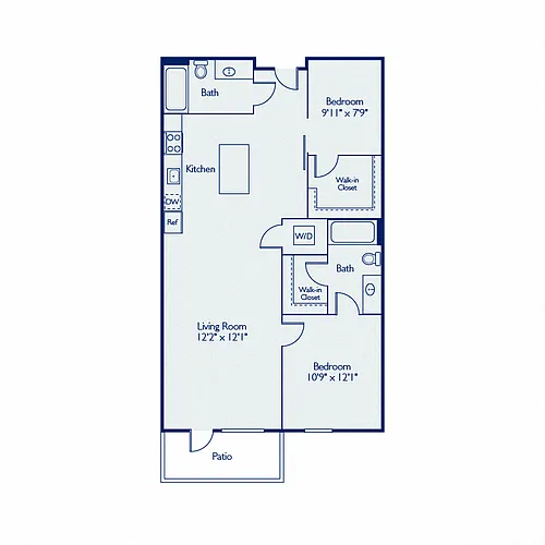 Floor plan B2A