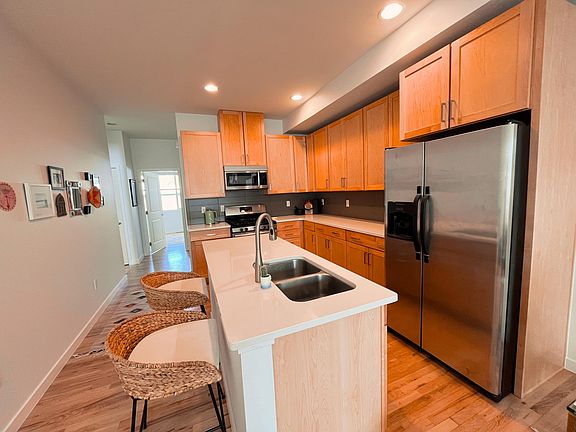 Beautiful kitchen with island seating and Bosch appliances