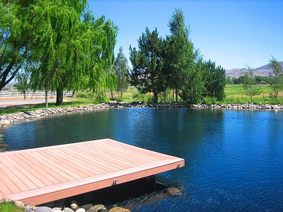 dock on swim pond
