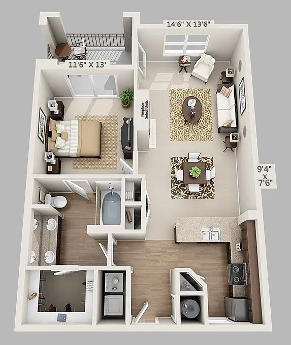 Floor plan Buttermilk
