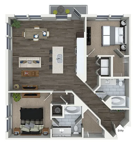 Floor plan B22