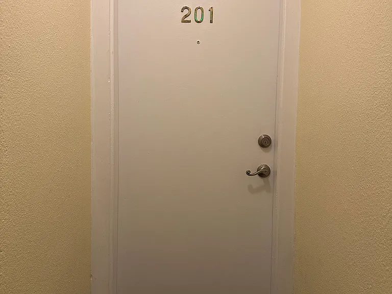 201 apartment door