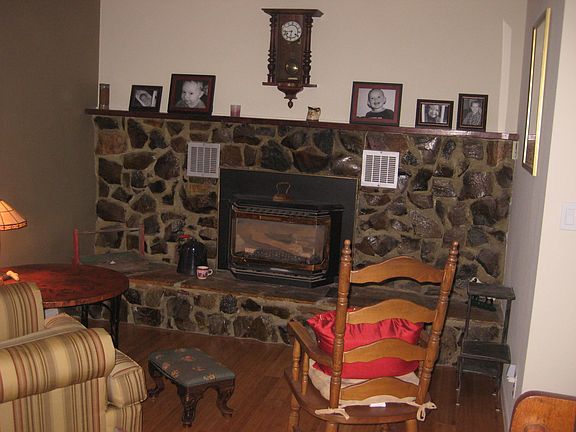 Gas insert stove